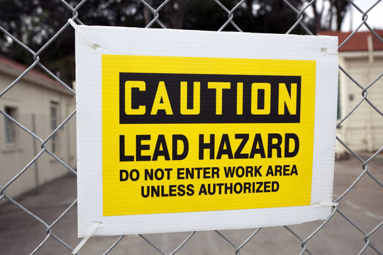 A lead hazard sign for importance of lead testing in Brooklyn, NY
